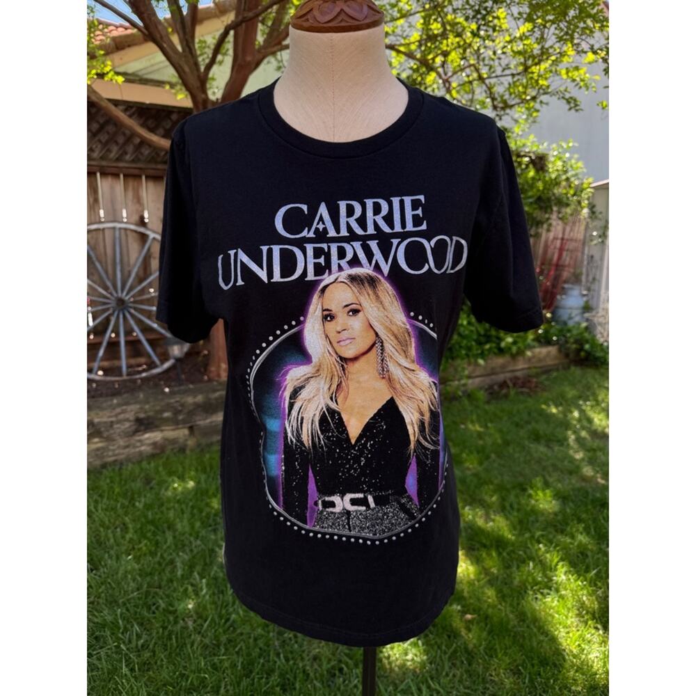 Carrie Underwood Denim and Rhinestones Tour 2022-23 Double Sided T-shirt Size M